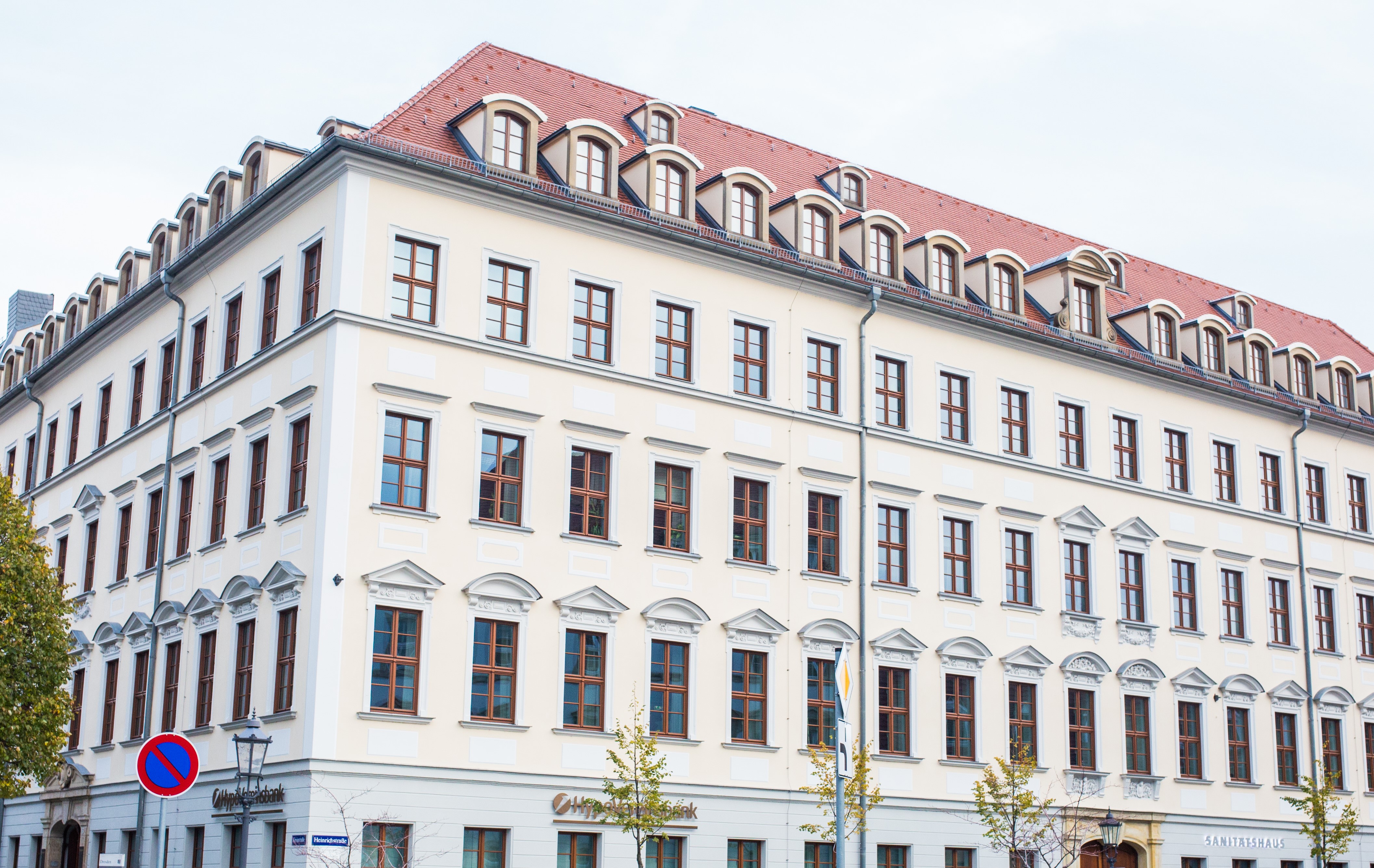 Fassade Gebäude Königstraße 2 Dresden