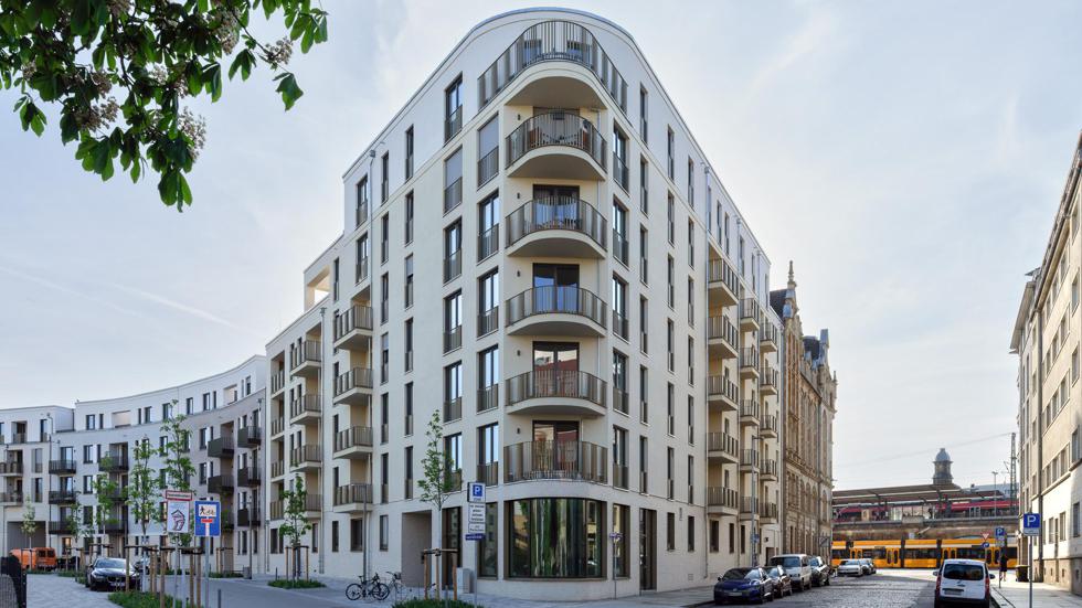 Ansicht Schützengarten, Bollinger + Fehlig Architekten